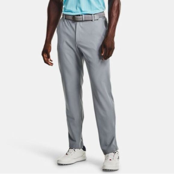 Men's Under Armour Drive Pants - Steel / Halo Gray - 30/32 - Picture 1 of 9